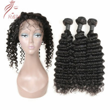 Indian Unprocessed Cuticle Aligned Temple Curly Human Hair for Black Women